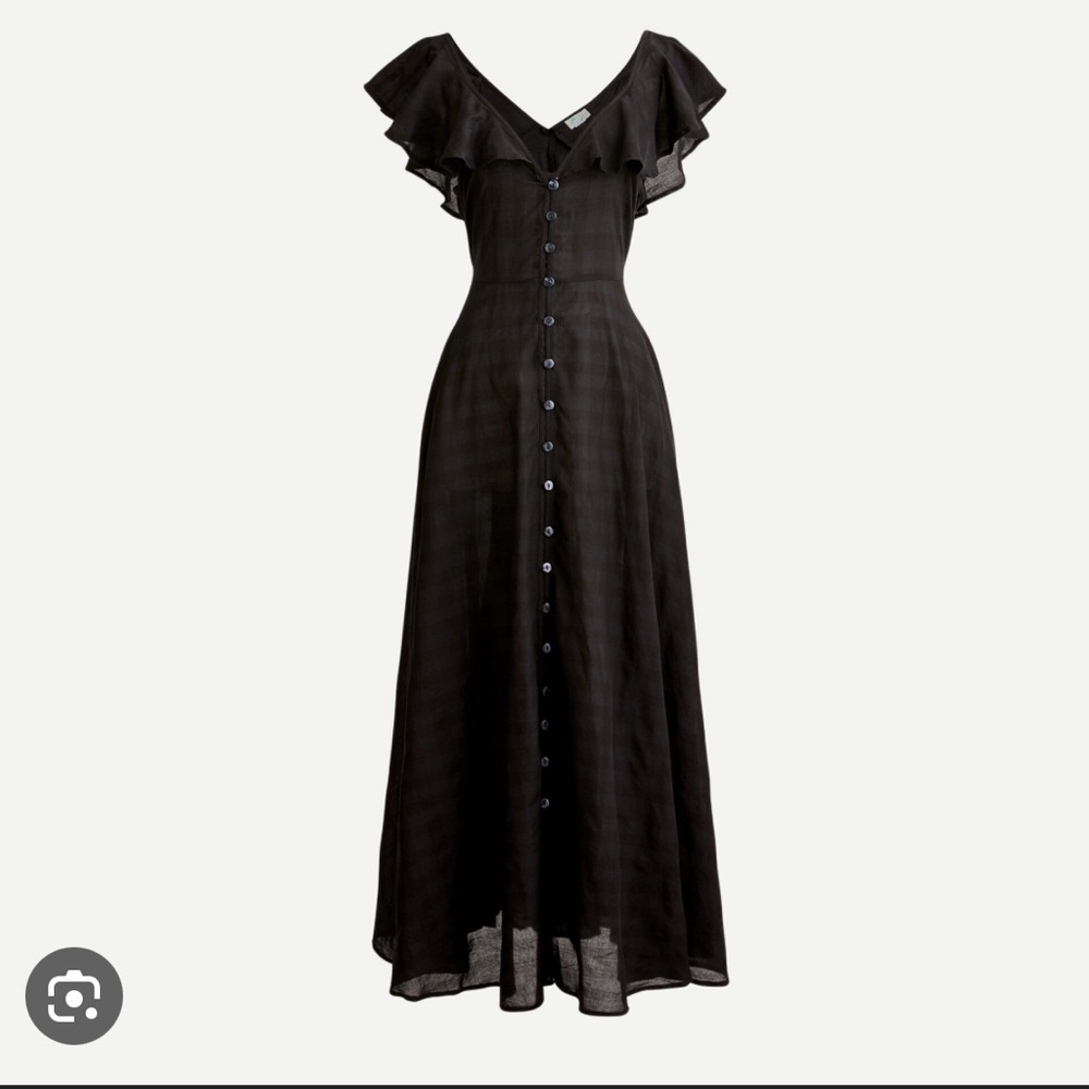 Button-up maxi dress